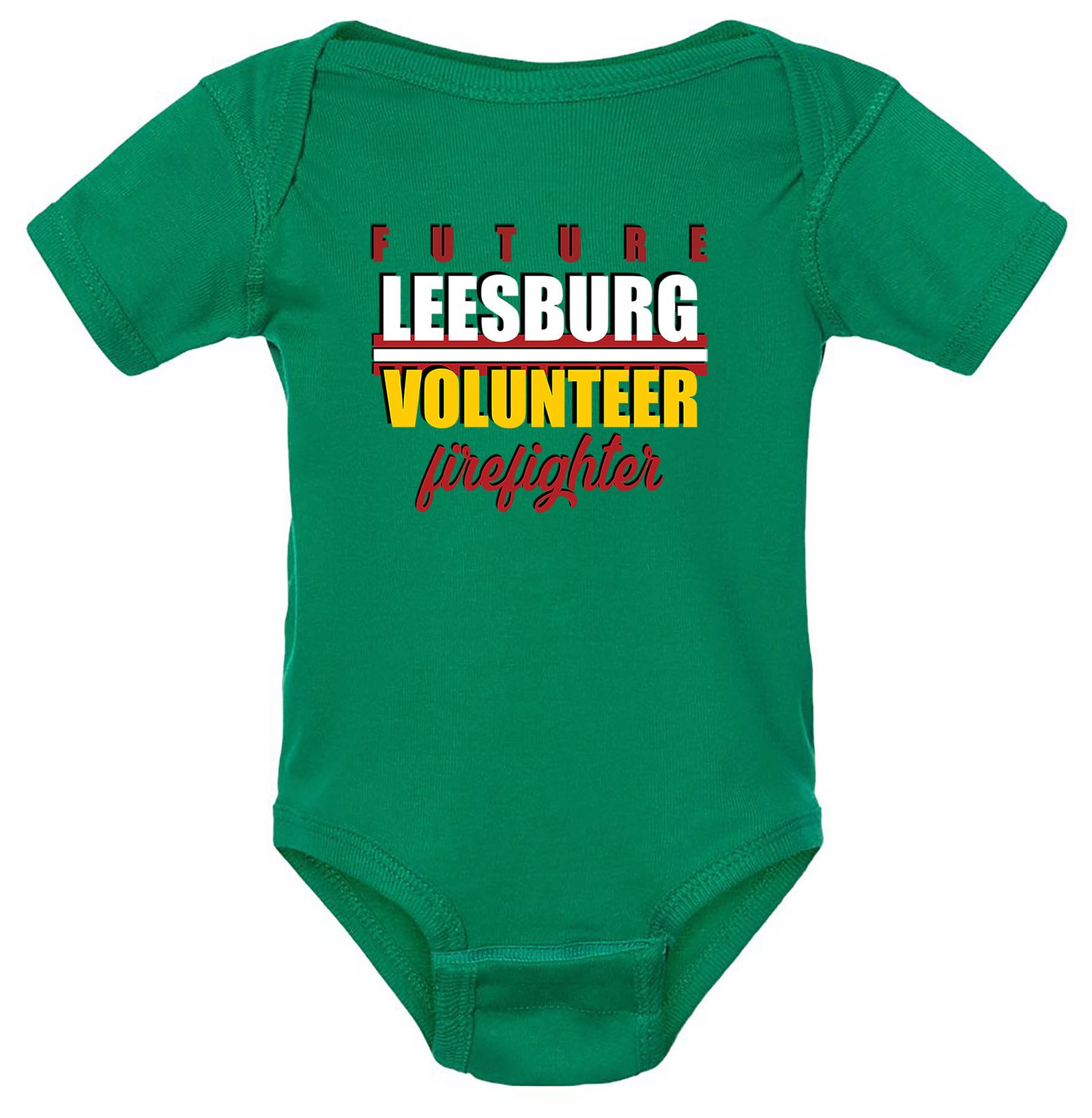 (image for) Future Firefighter Onesie - Kelly
